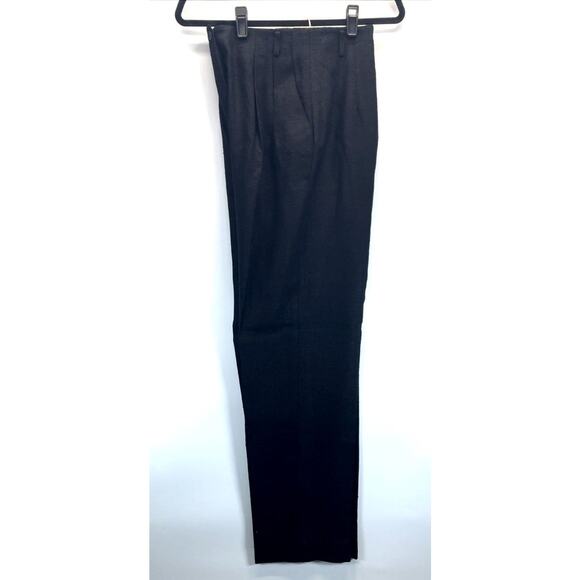 Vintage 80/90s Carlisle/Sport 100% Silk Women's 6 Black Trousers Pants Lined NWT - Picture 8 of 8